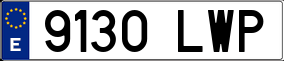 Truck License Plate